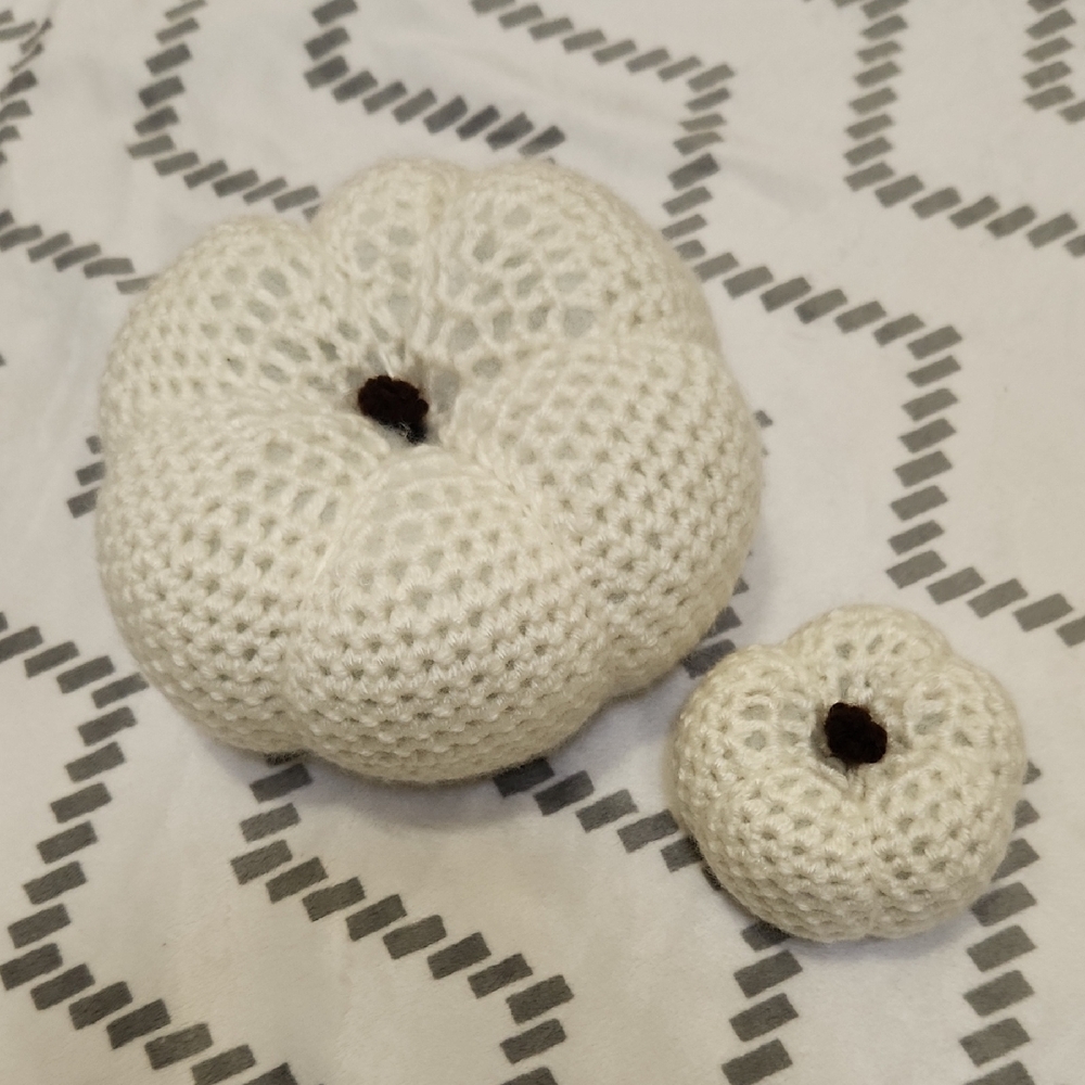 Handmade Crochet Pumpkins